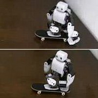 робота научили кататься на скейтборде и коньках